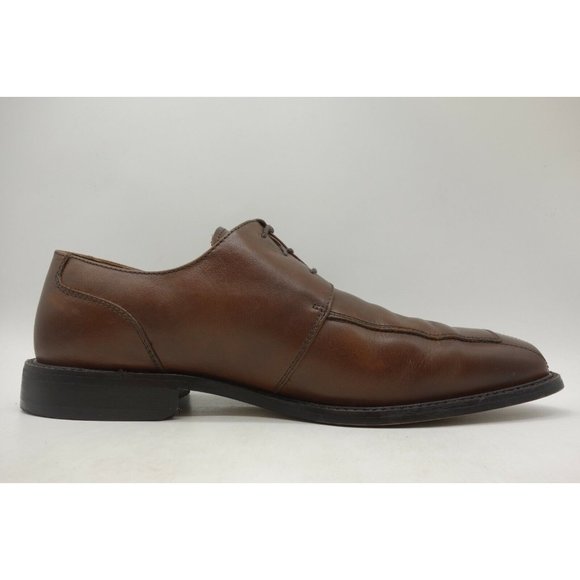 Florsheim Brown Leather Split Toe Lace Up Oxfords Shoes Men\'s 13 D main image 5